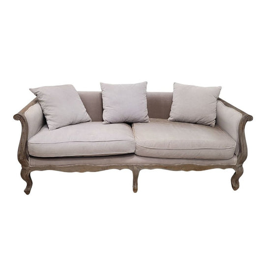 21st Century Sofa in Gray Velvet, France