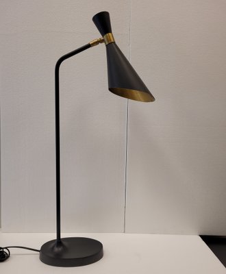 21st Century Table Lamp Objet de Curiosite in Gold and Black, France,1950s-NUC-1718287