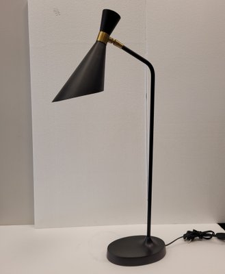 21st Century Table Lamp Objet de Curiosite in Gold and Black, France,1950s-NUC-1718287