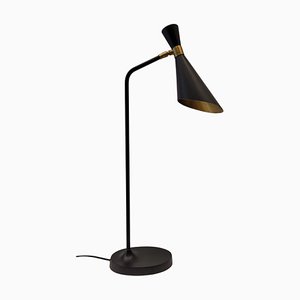 21st Century Table Lamp Objet de Curiosite in Gold and Black, France,1950s-NUC-1718287