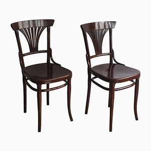 221 Dining Chairs by Michael Thonet for Thonet, 1910s, Set of 2-BAR-845338