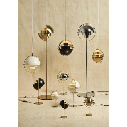 Multi-Lite Table Lamp Brass &