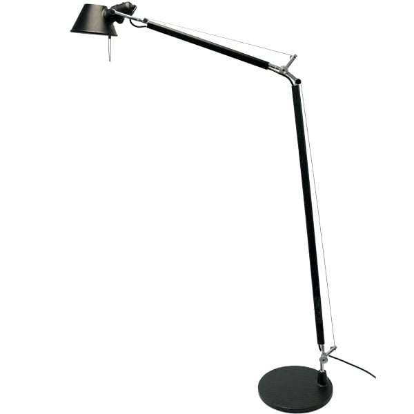 Tolomeo Lettura floor lamp by Artemide #black #