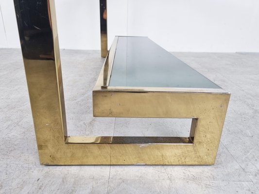 23 Karat Gold Layered Console Table from Belgochrom, 1970s-IRH-1358684