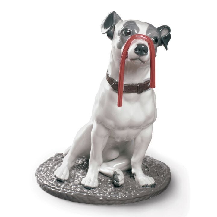 Jack Russell with Licorice Dog Figurine by Lladró