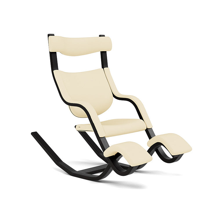 Gravity™ balans® - Ergonomic armchair with headrest (Base - Black Lacquered Ash)