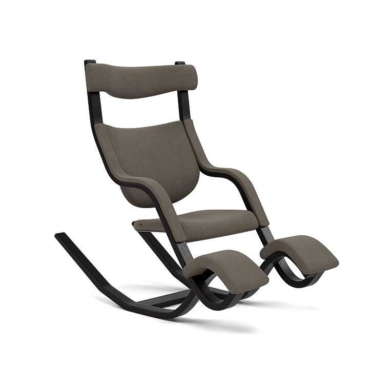 Gravity™ balans® - Ergonomic armchair with headrest (Base - Black Lacquered Ash)