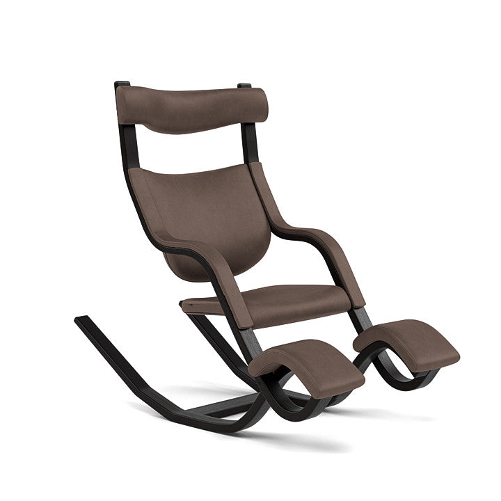 Gravity™ balans® - Ergonomic armchair with headrest (Base - Black Lacquered Ash)