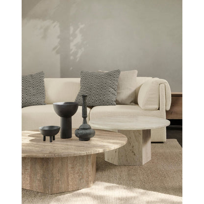 Epic Coffee Table Round Ø110 White Travertine