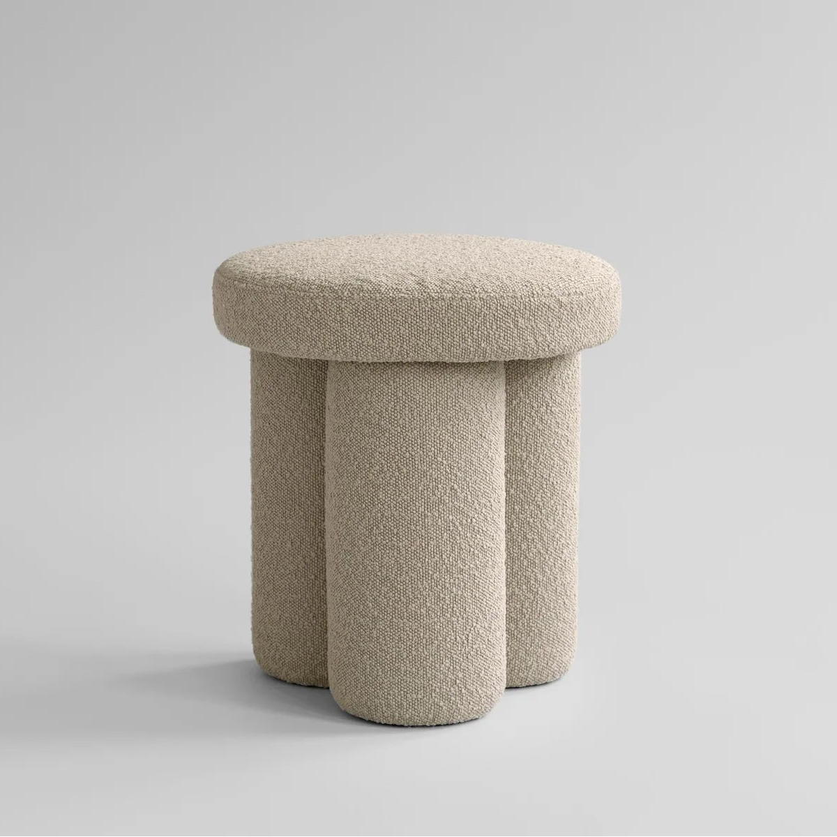 Big Foot - Bouclé Stool