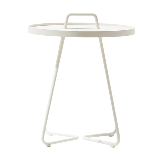 On-the-move table, small, white