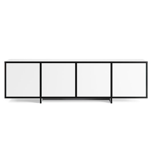 Department Noir TV Bench White/Black