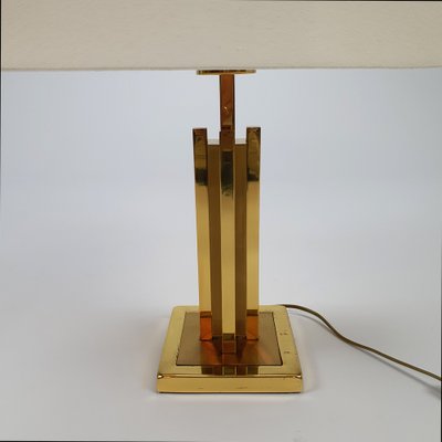 24K Gold-Plated Table Lamp, 1970s-RMX-990371