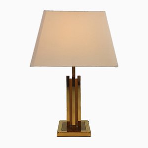 24K Gold-Plated Table Lamp, 1970s-RMX-990371