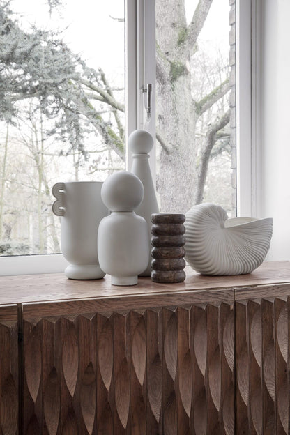 Ferm Living Shell Pot Pale White