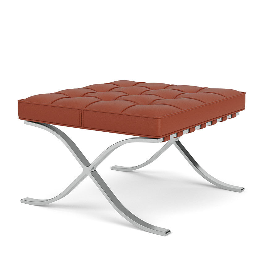 Barcelona® - Leather Footstool by Knoll