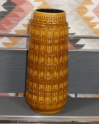 260-40 Inka Vase in Mustard Yellow from Scheurich, 1970s-AFE-1417607