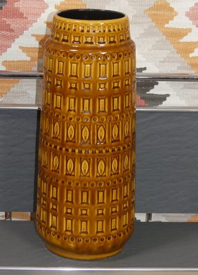 260-40 Inka Vase in Mustard Yellow from Scheurich, 1970s-AFE-1417607