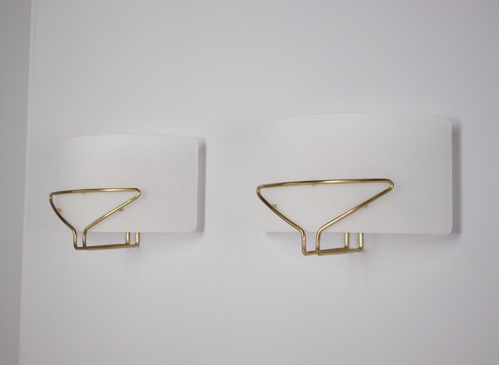 2603 Wall Lights by Pierre Disderot, 1950s