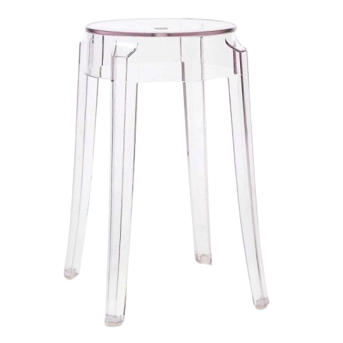 CHARLES GHOST Stool 46cm