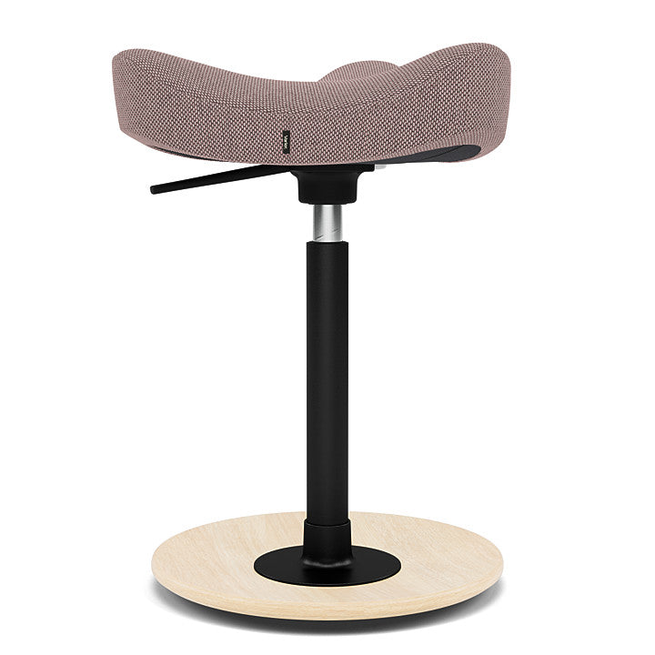 Stool With Rocker Bottom Move™ Compact - Rocker Ergonomic Office Stool In Wood And Fabric ...