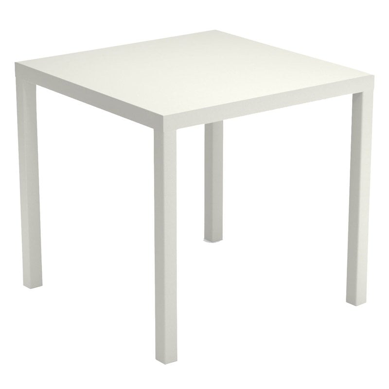 Nova table 80 x 80 cm by Emu #matt white #