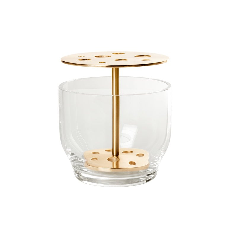 Ikebana vase by Fritz Hansen #small, brass #