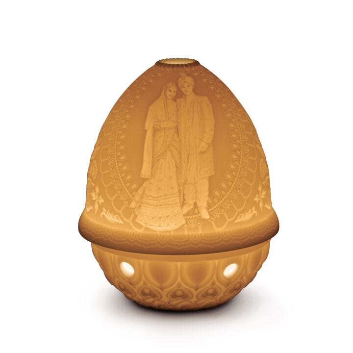 Indian Wedding Lithophane by Lladró