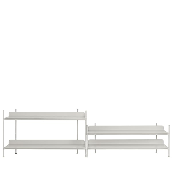 Compile shelf by Muuto #Configuration 5, grey #