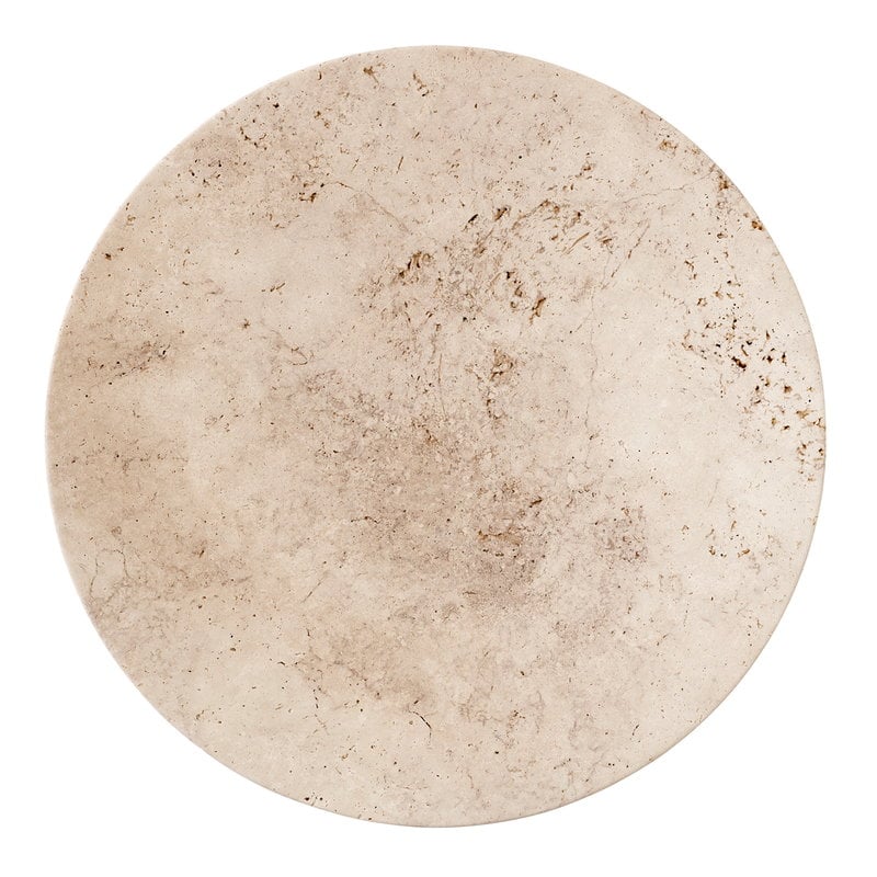 Collect SC55 plate by &Tradition #beige travertine #