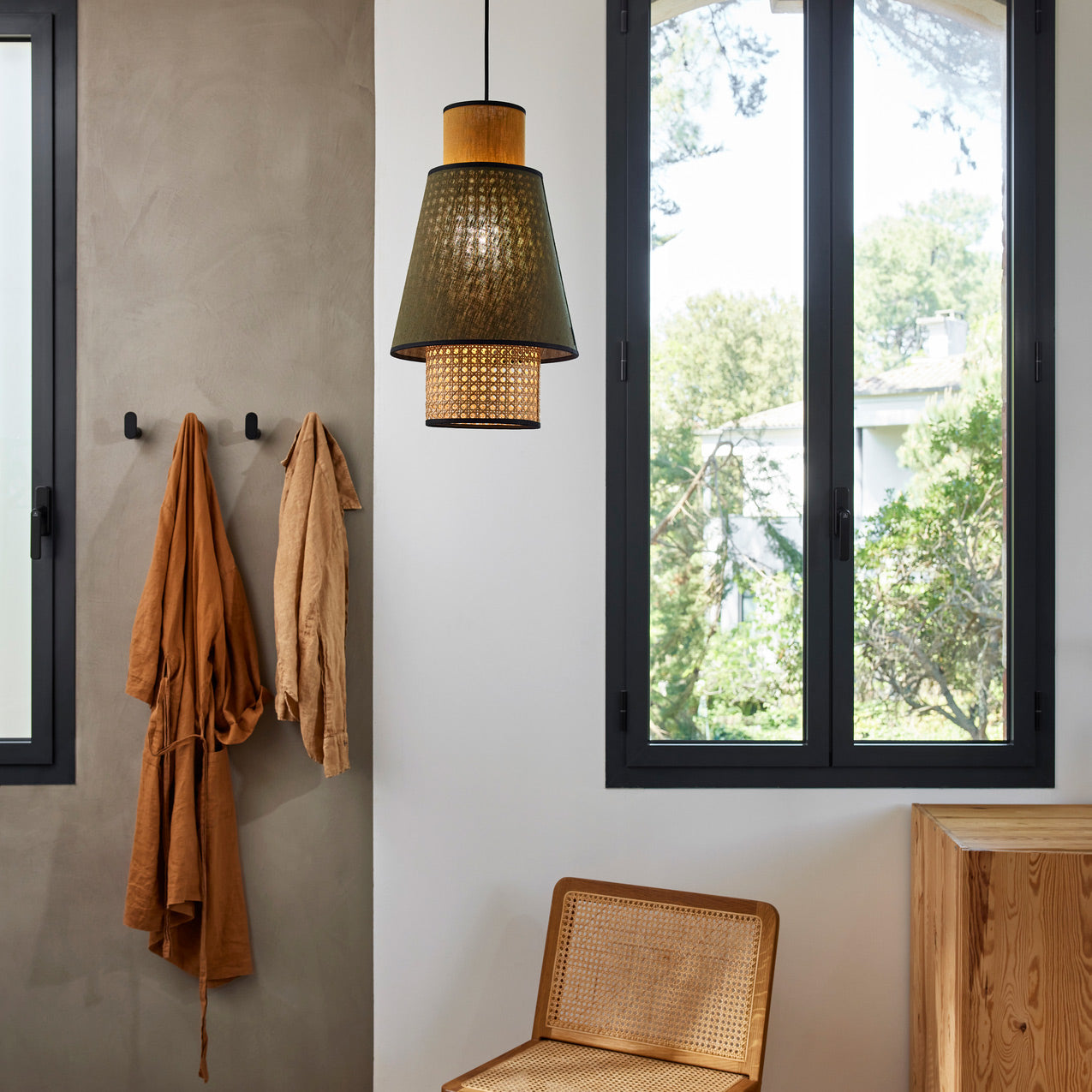 Pendant Lamp Singapour S by Market Set #Khaki/Curry