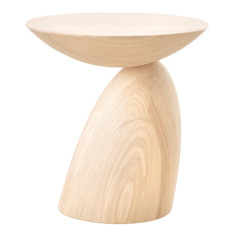 Wooden Parabel table by Eero Aarnio Originals #small, natural #