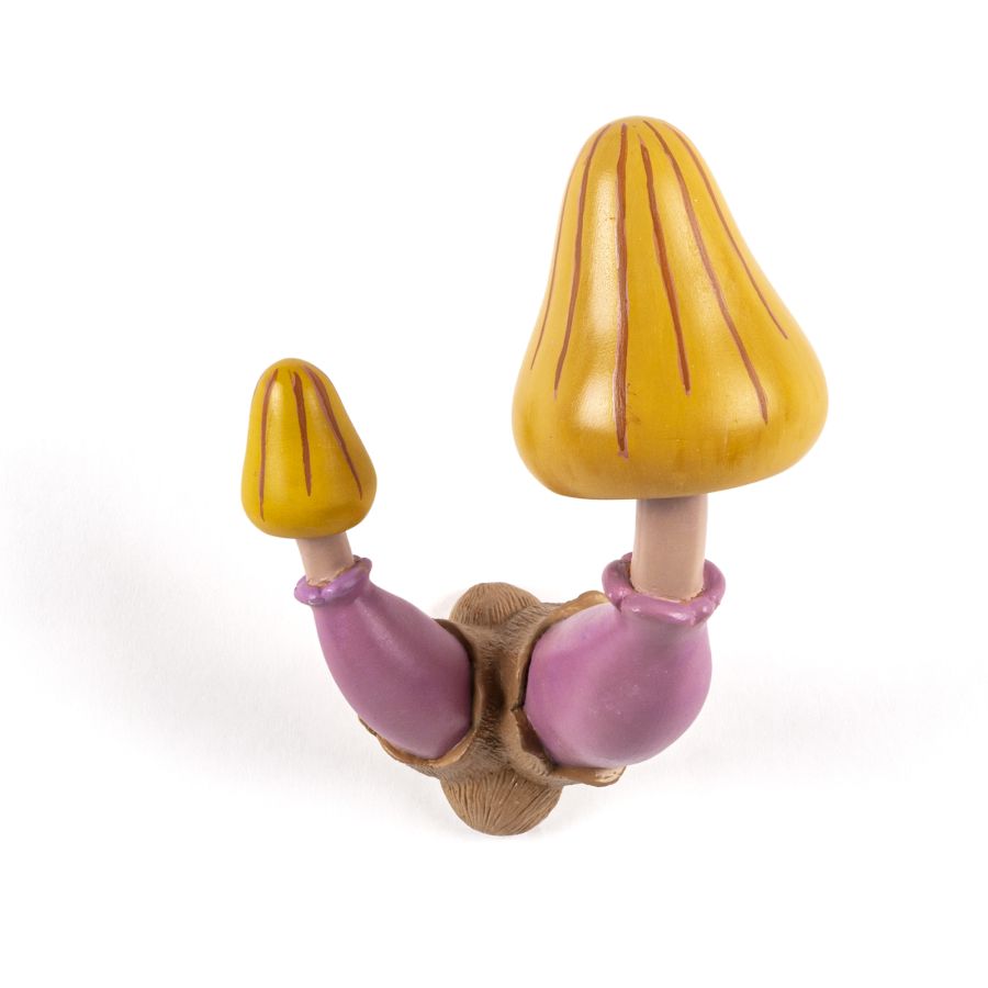 Resin coat hangers Hangers Mushroom #2 by Seletti #Coloured