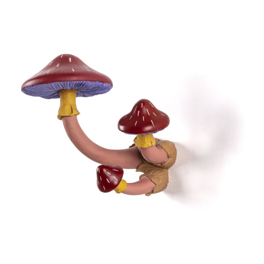 Resin coat hangers Hangers Mushroom by Seletti #Coloured