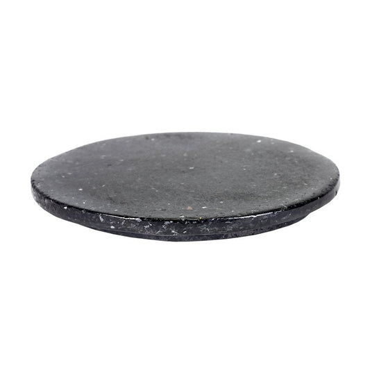 Terrazzo tray by Serax #round 18 cm, black #