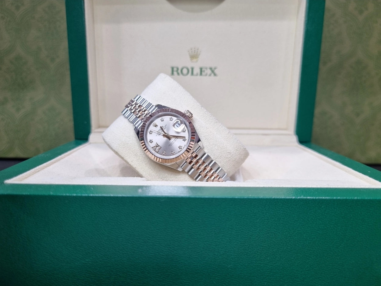 [빈티지/매장즉시발송] Rolex® Datejust 28 (28mm | 썬더스트 핑크 다이얼 | 스타/별 다이아 인덱스 | 로즈골드 | 플루쥬빌)
