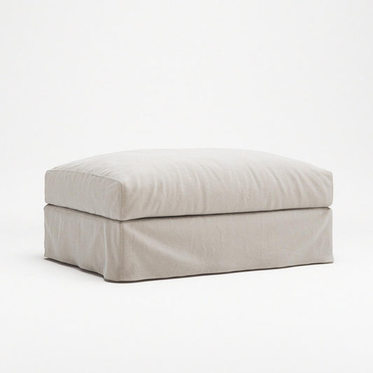 Decotique Le Grand Air Footstool Cream White
