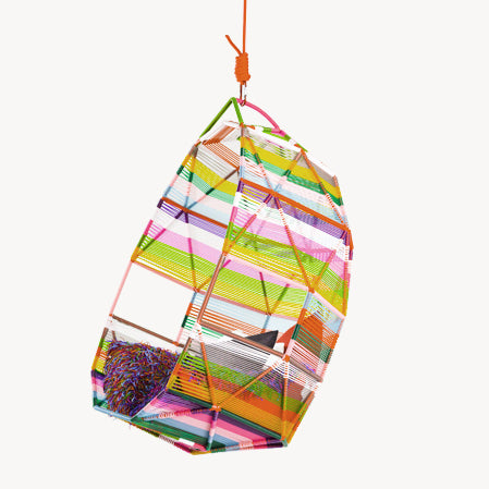 Tropicalia - Technopolymer Garden Hanging Chair by Moroso #Multifolor