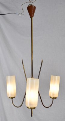 3-Arm Ceiling Lamp, 1950s-ROJ-655322