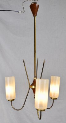 3-Arm Ceiling Lamp, 1950s-ROJ-655322