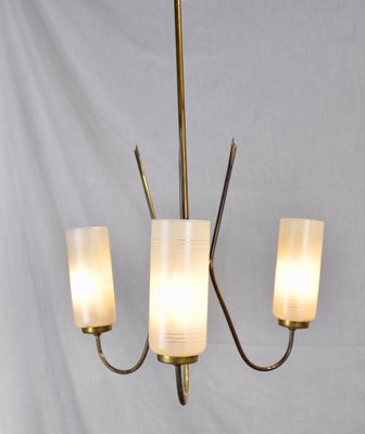 3-Arm Ceiling Lamp, 1950s-ROJ-655322