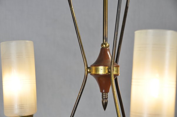 3-Arm Ceiling Lamp, 1950s-ROJ-655322