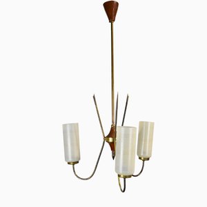 3-Arm Ceiling Lamp, 1950s-ROJ-655322