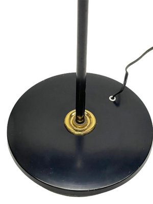 3-Arm Floor Lamp with Pierced Metal Matte Shades, 1960s-UCH-1224284