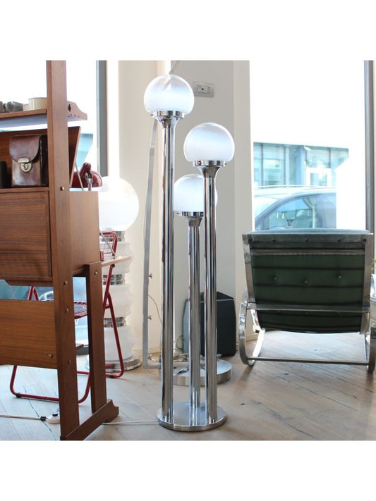 3-Light Floor Lamp from Mazzega, 1960s