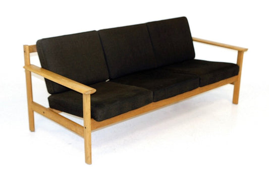 3-Seat Sofa in Oak, Sweden, 1960