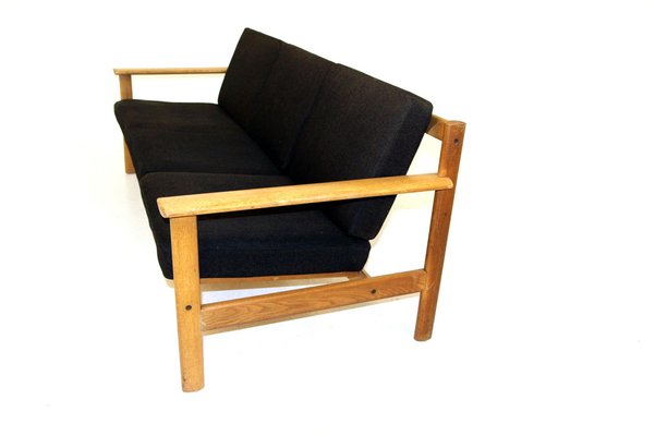 3-Seat Sofa in Oak, Sweden, 1960-GEK-1028323