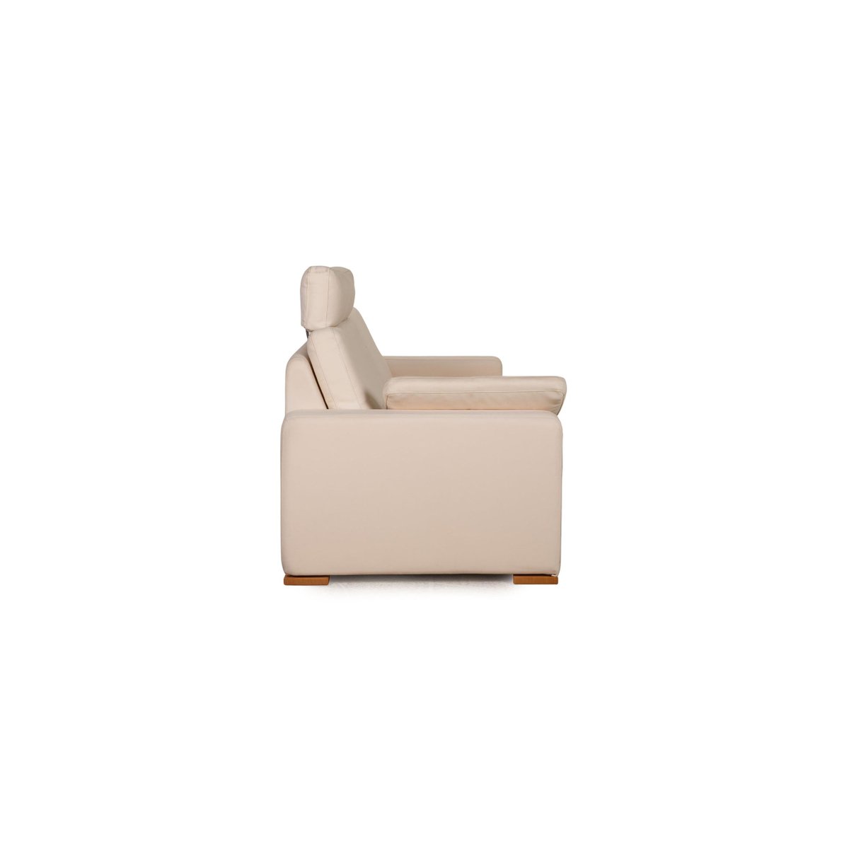 3-Seater Conseta Cream Leather Sofa from Cor