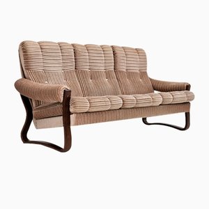 3 Seater Danish Sofa in Corduroy, 1970s-TMW-1742505