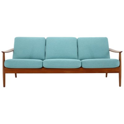 3-Seater Sofa by Arne Vodder for France & Son, Denmark, 1960s-TZ-860054